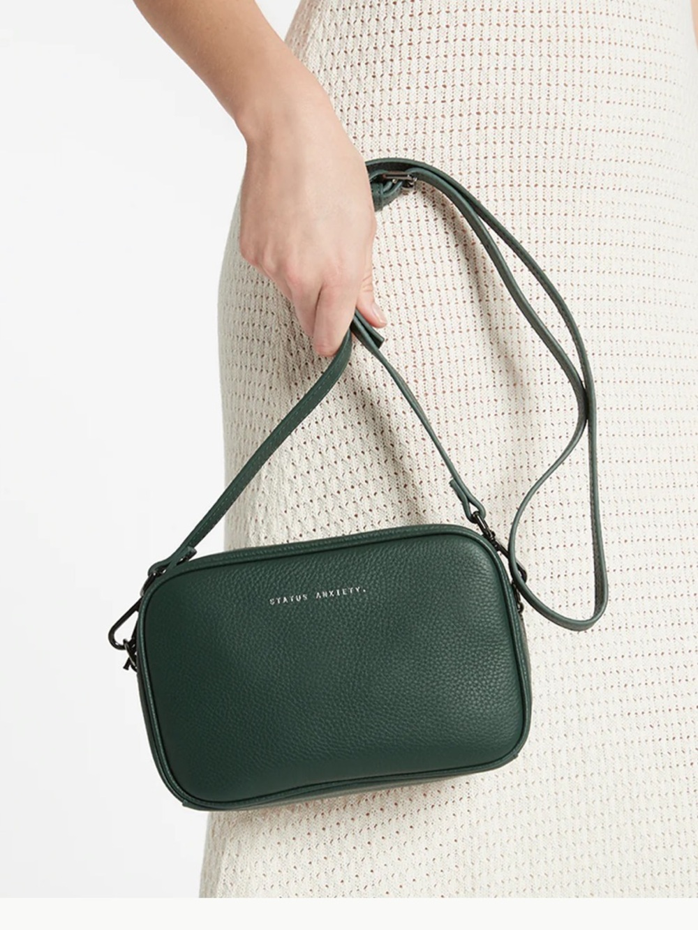 Status Anxiety Plunder Cross body, green, NWT
